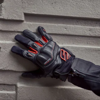 GUANTES FIVE RS2 EVO NEGRO / ROJO 12
