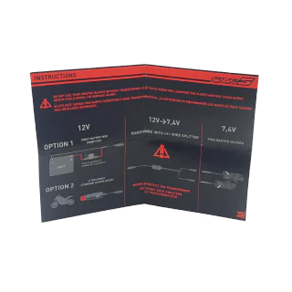 CARGADOR MOTO GUANTES CALEFACTABLES FIVE HG 4