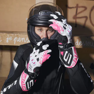 GUANTES FIVE RFX1 EVO WOMAN ROSA / BLANCO 14