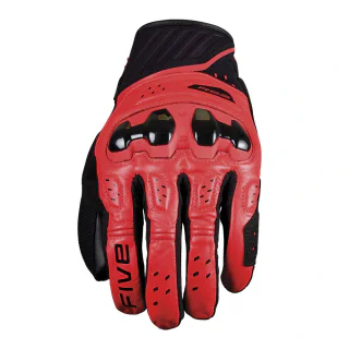 GUANTES FIVE RS2 EVO 2 ROJO FLUOR / NEGRO 1