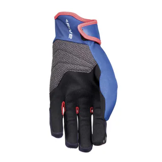 GUANTES FIVE TFX5 GRIS / AZUL / ROJO 2