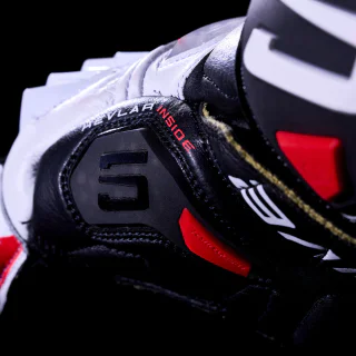 GUANTES FIVE RFX1 EVO BLANCO / ROJO FLUOR 5