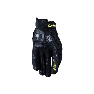 GUANTES FIVE STUNT EVO AIRFLOW NEGRO / AMARILLO FLUOR 2