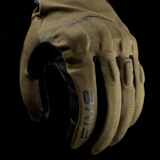 GUANTES FIVE RS4 EVO NEGRO / ROJO FLUOR 9