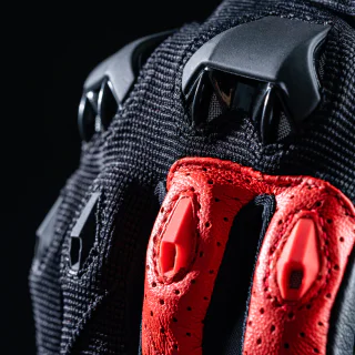 GUANTES FIVE STUNT EVO NEGRO / ROJO 8