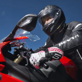 GUANTES FIVE RFX1 EVO WOMAN ROSA / BLANCO 13