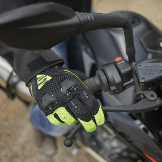 GUANTES FIVE STUNT EVO AIRFLOW NEGRO / AMARILLO FLUOR 4
