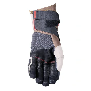 GUANTES FIVE TFX2 EVO WP+ ARENA / MARRON / ROJO 2