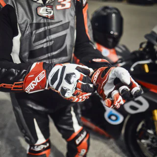 GUANTES FIVE RFX RACE V2 BLANCO / AMARILLO FLUOR 10