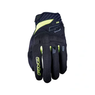 GUANTES FIVE RS3 EVO NEGRO / AMARILLO FLUOR 1