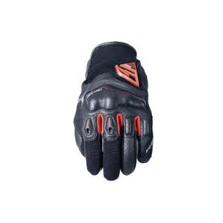GUANTES FIVE RS2 EVO NEGRO / ROJO 1