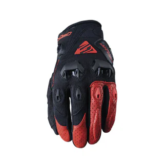 GUANTES FIVE STUNT EVO NEGRO / ROJO 1