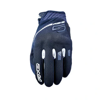 GUANTES FIVE RS3 EVO AIRFLOW NEGRO / BLANCO 1