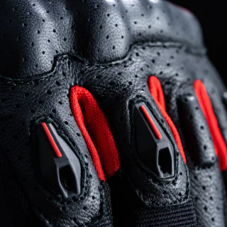 GUANTES FIVE RS2 EVO NEGRO / CAQUI 7