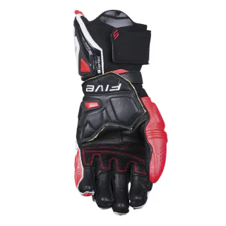 GUANTES FIVE RFX1 EVO BLANCO / ROJO FLUOR 2