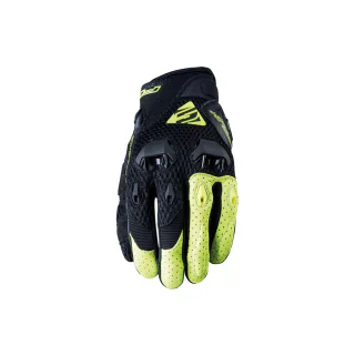GUANTES FIVE STUNT EVO AIRFLOW NEGRO / AMARILLO FLUOR 1
