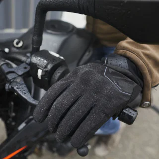 GUANTES FIVE RS WP NEGRO / ROJO 4