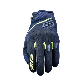 GUANTES FIVE RS3 EVO AIRFLOW NEGRO / AMARILLO FLUOR 1