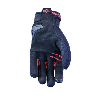 GUANTES FIVE RS3 EVO AIRFLOW NEGRO / ROJO 2
