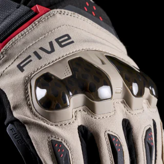 GUANTES FIVE TFX2 EVO WP+ AZUL / GRIS / ROJO 3