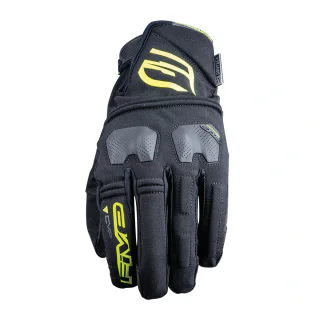 GUANTES FIVE E-WP NEGRO / AMARILLO FLUOR 1