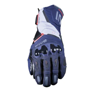 GUANTES FIVE TFX2 EVO WP+ AZUL / GRIS / ROJO 1