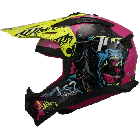 MX708 FAST II GORILLA PURPLE HI VIS YELLOW