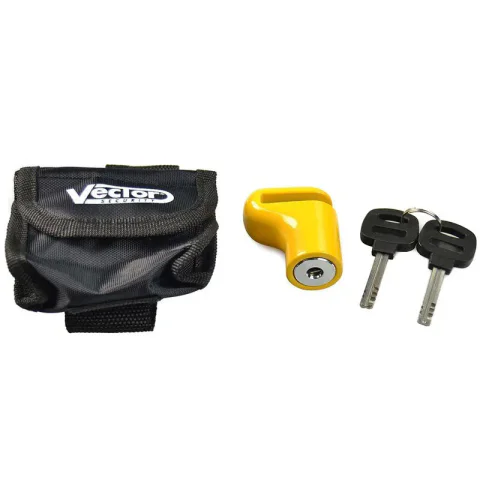 Candado de disco VECTOR Disc Mini - Ø5mm - Amarillo