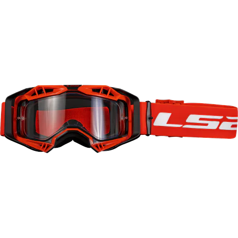AURA ENDURO SERIES GOGGLE WITH CLEAR BLACK RED