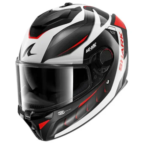 Casco Shark Spartan GT Pro Carbon Mekarium Plata/Rojo