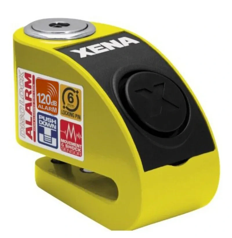 Antirrobo Disco Alarma Xena Amarillo