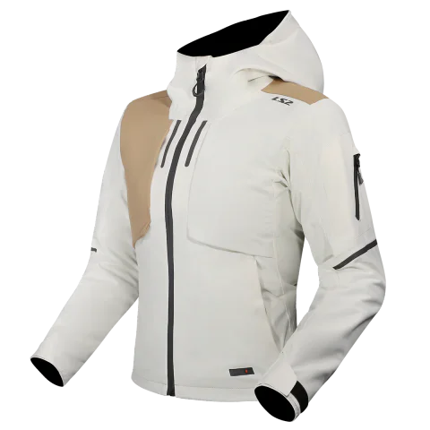 Chaqueta Mujer Invierno LS2 Axel Khaki/Gris