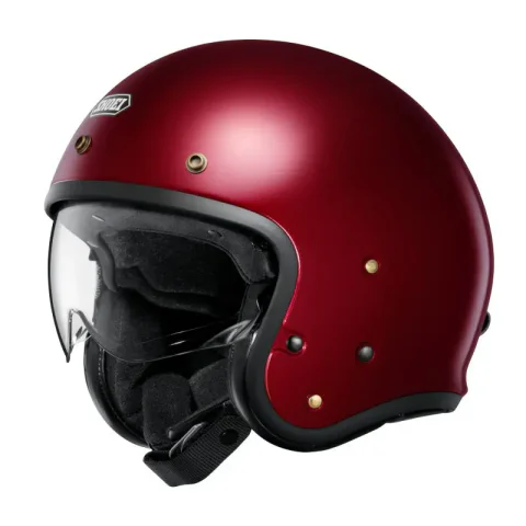 Casco Shoei J·O 2 Rojo Burdeos