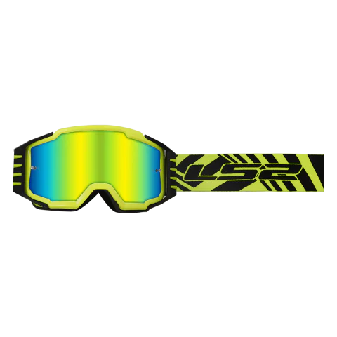 CHARGER PRO GOGGLE WITH IRIDIUM VISOR HI VIS YELLOW