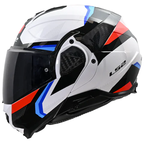 Casco LS2 FF910 Advant II Triple Blanco/Azul/Rojo