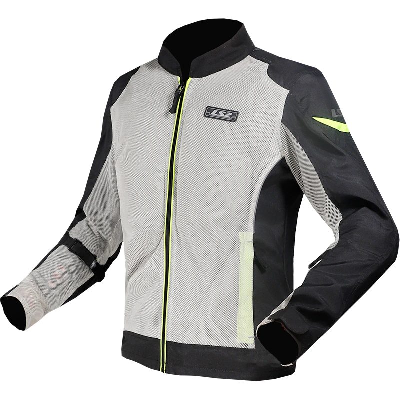 Chaqueta Hombre LS2 AIRY EVO BLACK GREY YELLOW