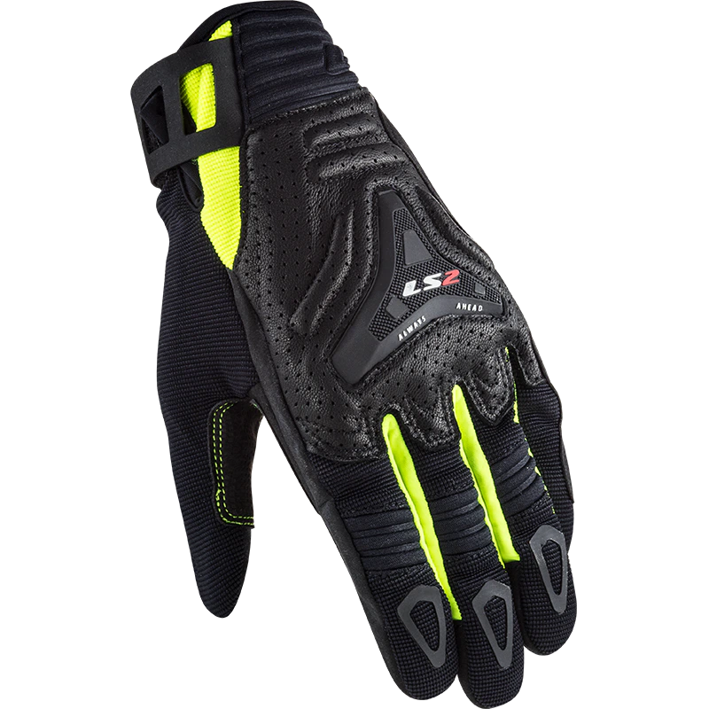 Guante Hombre LS2 ALL TERRAIN BLACK HI VIS YELLOW