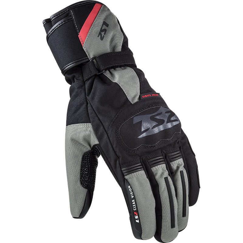 Guante Hombre LS2 SNOW BLACK GREY