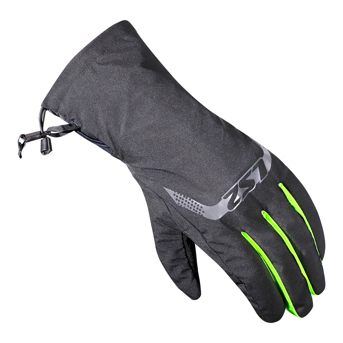 THERMORAIN GLOVES XS-S BLACK HI VIS YELLOW