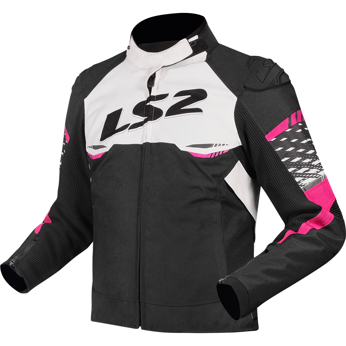 Chaqueta Mujer Invierno LS2 Apex Blanca/Rosa