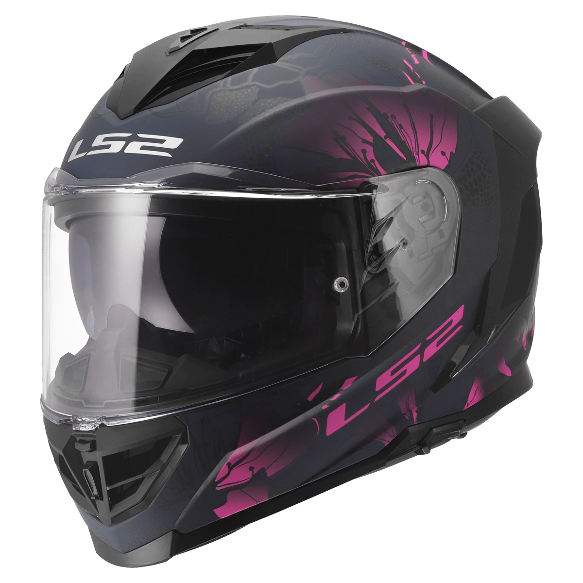 Casco LS2 FF818 Storm III Burst Negro/Rosa