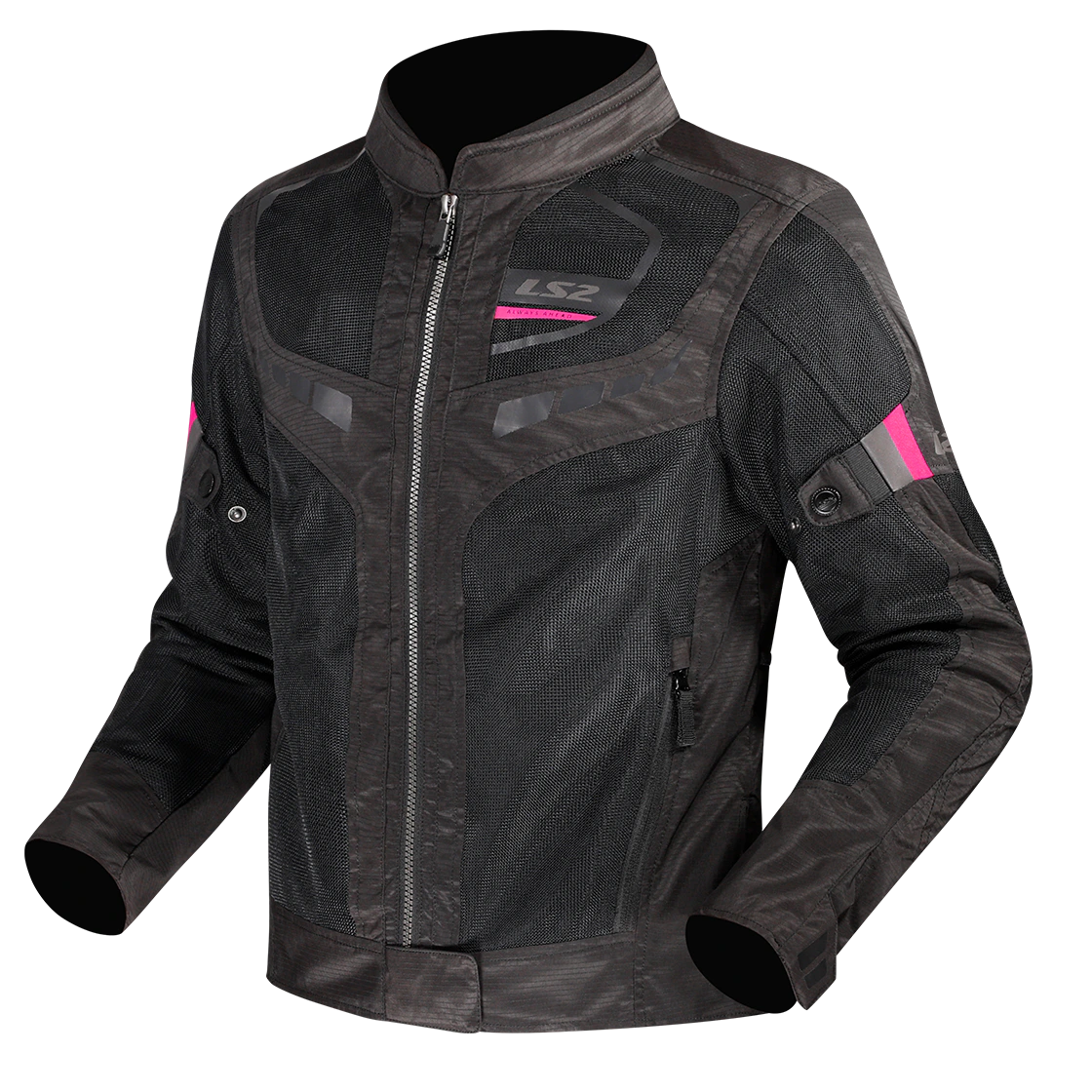 Chaqueta Verano Mujer LS2 Garda Air Negra/Rosa