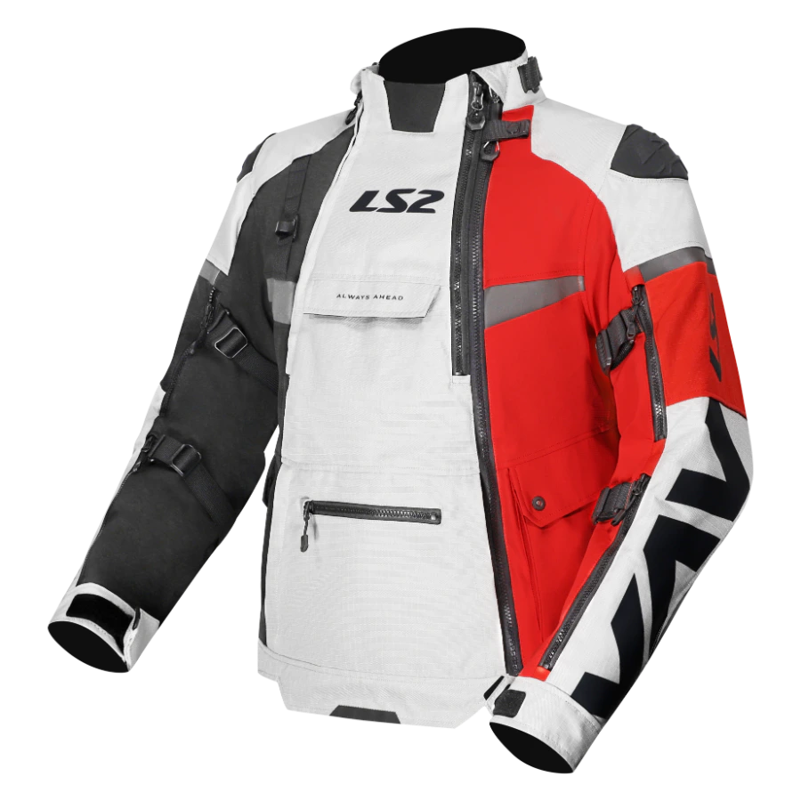 Chaqueta LS2 X-Master Roja/Negra/Gris