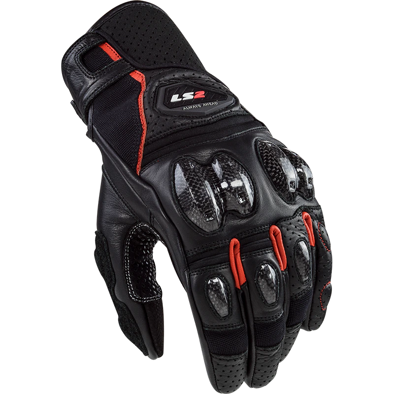 SPARK II LEATHER BLACK RED