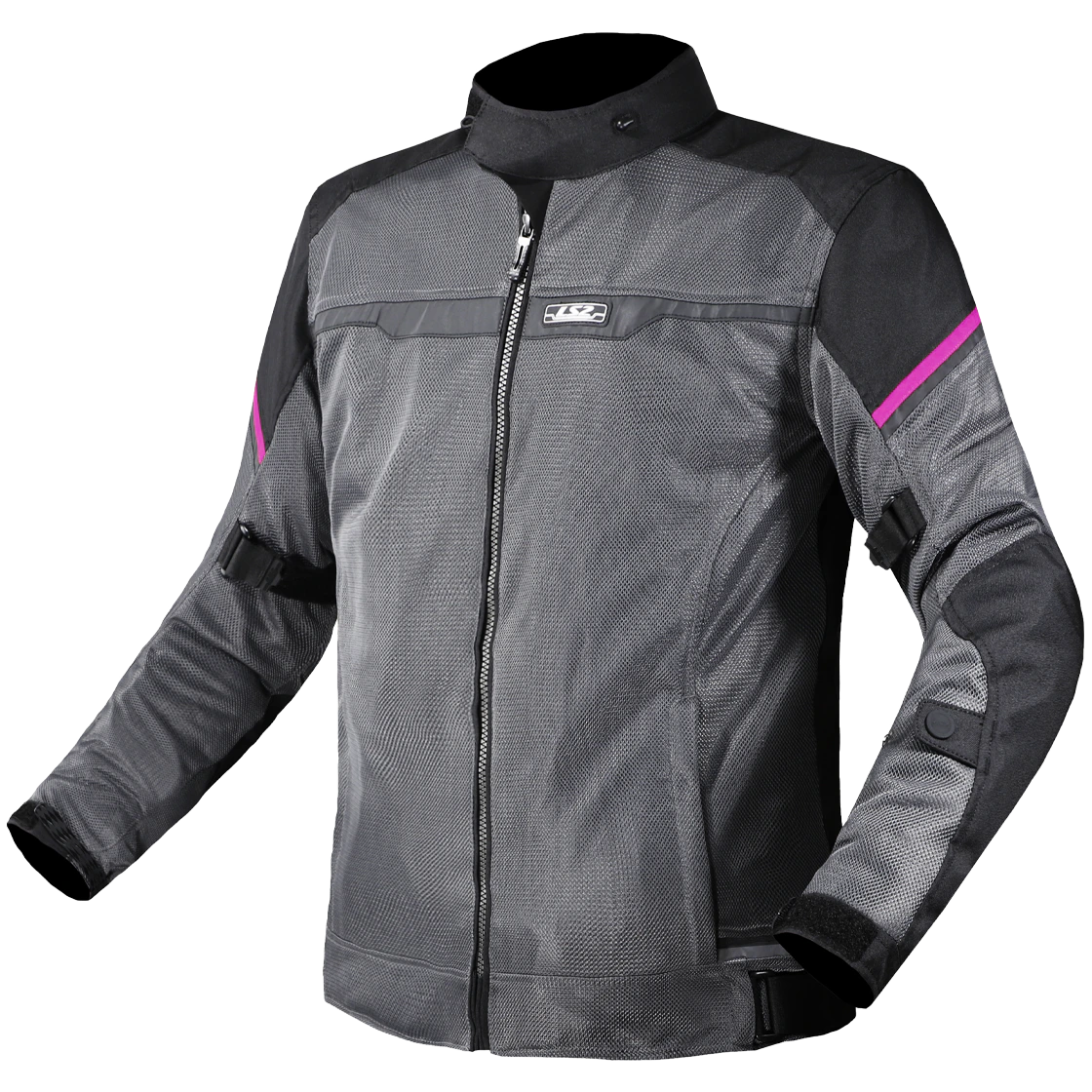 Chaqueta Mujer Verano LS2 Riva Negra/Rosa