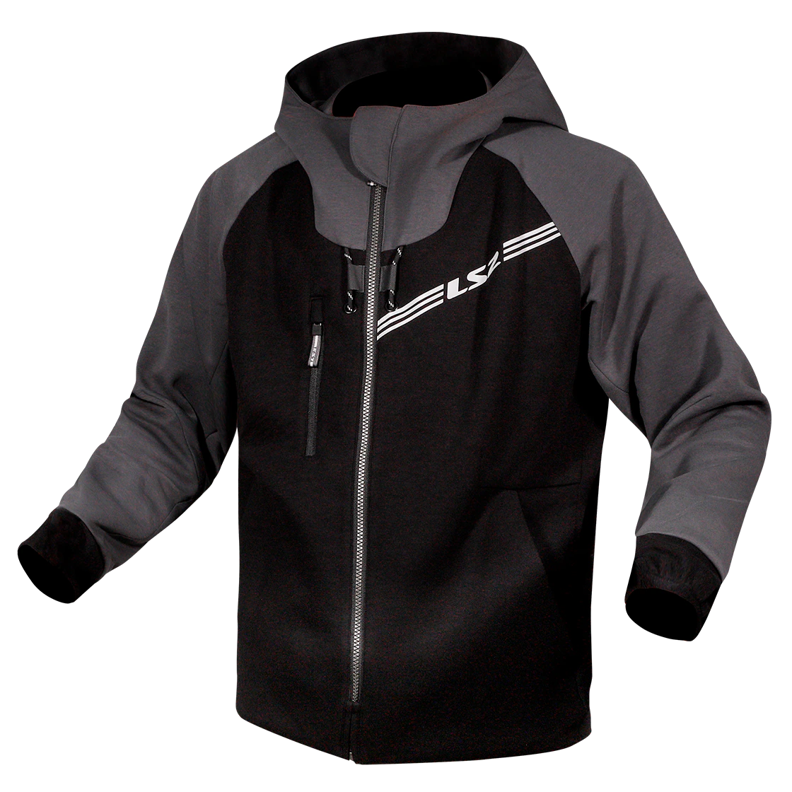 Chaqueta Hombre LS2 Throttle Negra/Gris