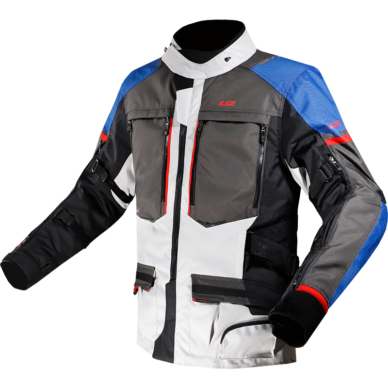 Chaqueta LS2 Hombre Norway Azul/Rojo