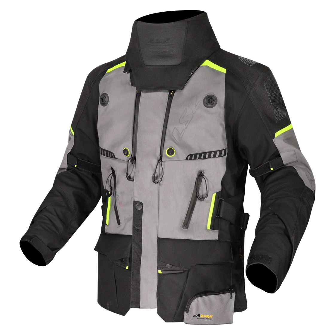 APOLLO BLACK DARK GREY HI VIS YELLOW