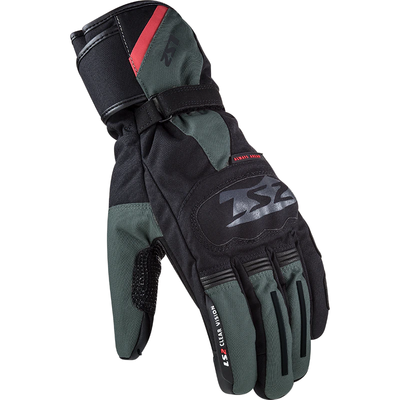 Guante Hombre LS2 SNOW BLACK GREEN