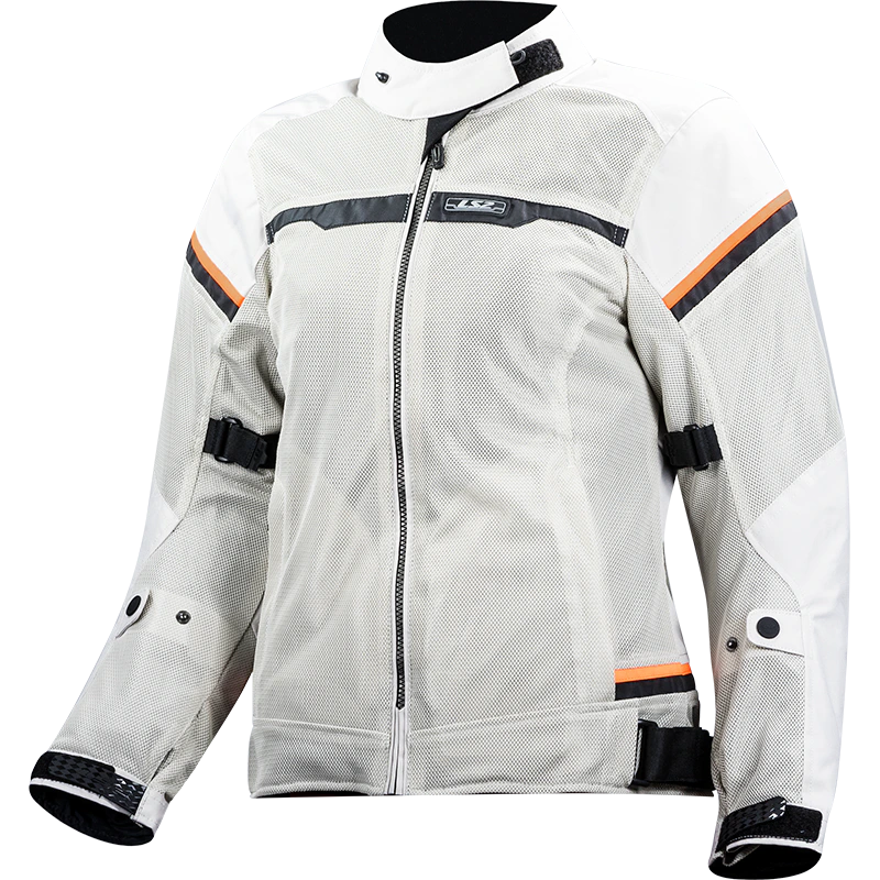 Chaqueta Mujer Verano LS2 Riva Gris/Naranja